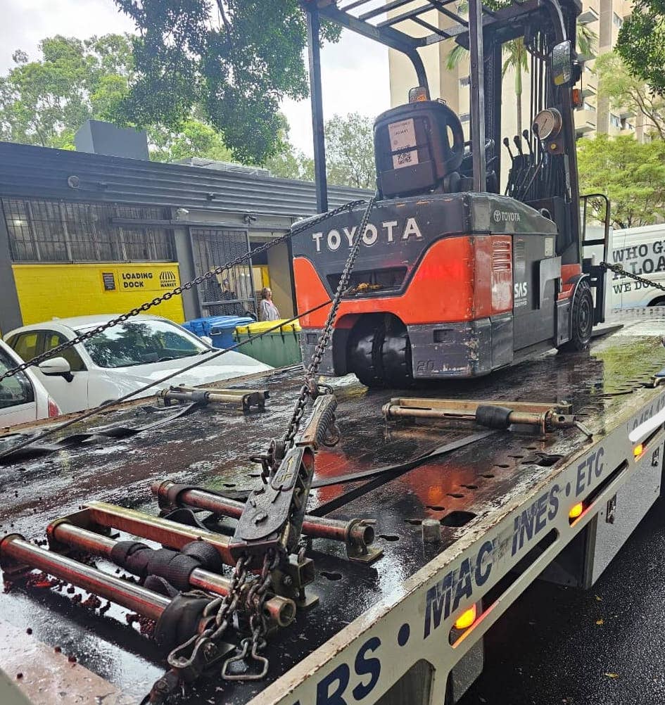 A counterbalance fork lift in Sydney.